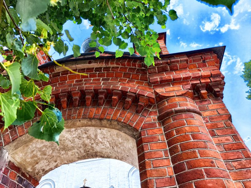 A sturdy and attractive brick column adds to your homes value
